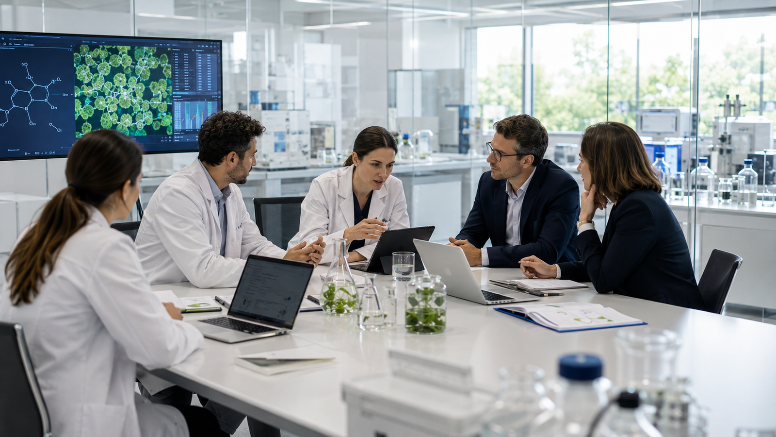 Colaboración científica y alianzas en biotecnología