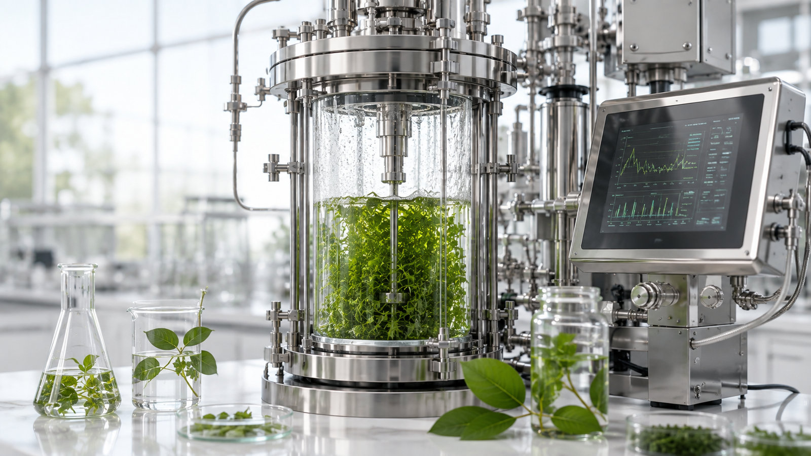 Cultivos celulares vegetales and bioreactor system